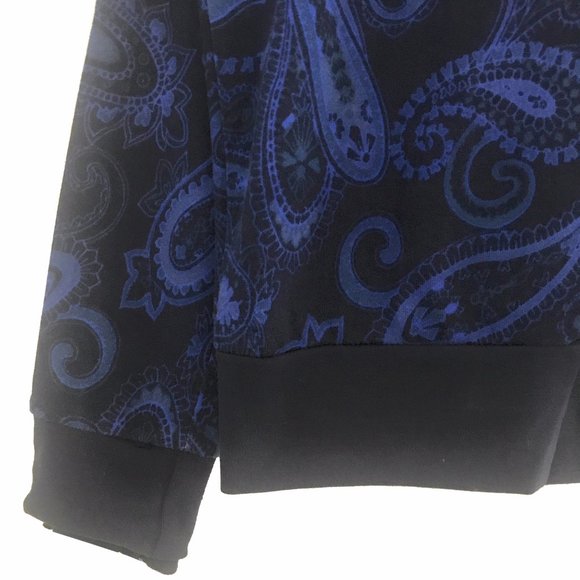 H&M Navy Ripped Sweatshirt NWOT - Picture 2 of 6